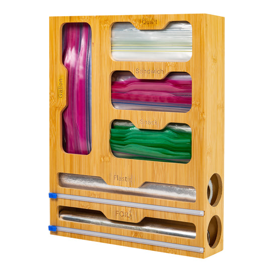 Burcha 6-in-1 Storage Bag Organizer for Ziplock Bag