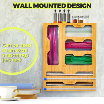 Burcha 6-in-1 Storage Bag Organizer for Ziplock Bag